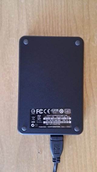 Hard disk esterno Toshiba 1TB USB 3.0