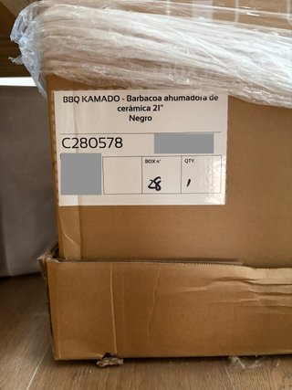 Barbacoa Kamado Create Cerámica Negra