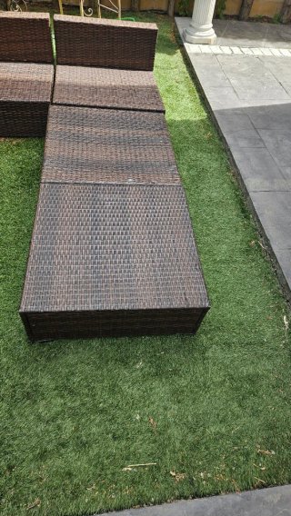 Conjunto de jardín ratán sintético