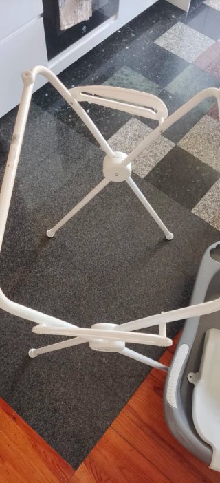 Bañera bebé con patas plegable