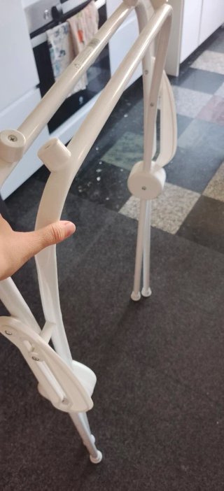 Bañera bebé con patas plegable