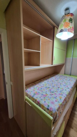 Dormitorio juvenil con cama nido