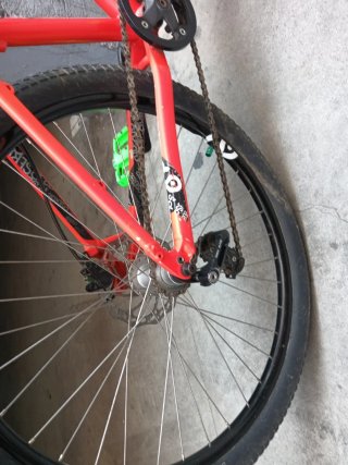 Bicicleta de Montaña Roja