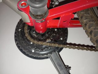 Bicicleta de Montaña Roja