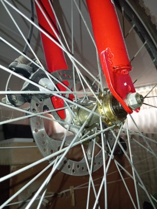 Bicicleta de Montaña Roja