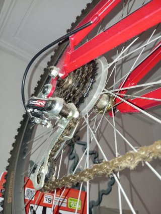 Bicicleta de Montaña Roja