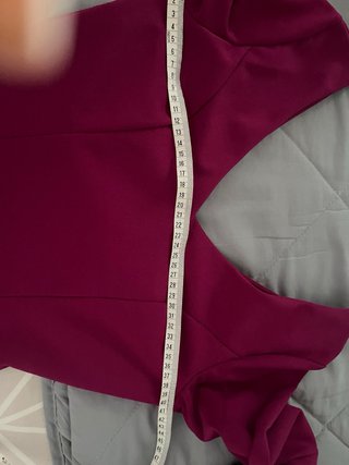 Vestido Flamenca Volantes Morado Rojo