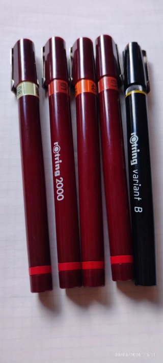 Rotring 2000 e Variant B penne stilografiche