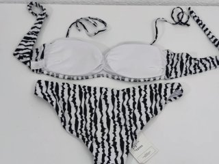 Arena bikini bandeau allover mujer