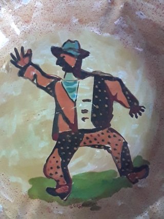 Coppia piatti Ceramica d'Arte G. Borgonzoni