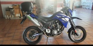 Yamaha xt 660x Azul y Negra