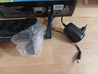Ventilador doble BOYU para acuario