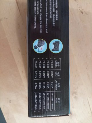 Ventilador doble BOYU para acuario