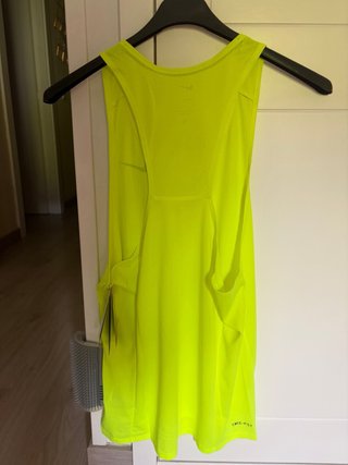 Camiseta Running Nike Tirantes amarillNeón Talla S