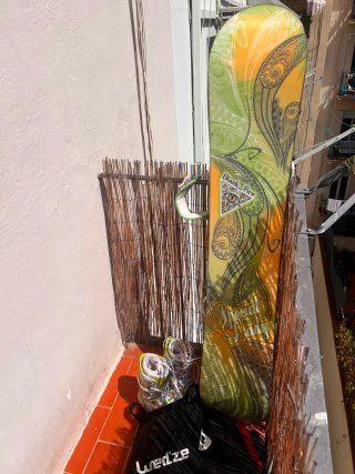 Tabla Snowboard y Botas Mujer