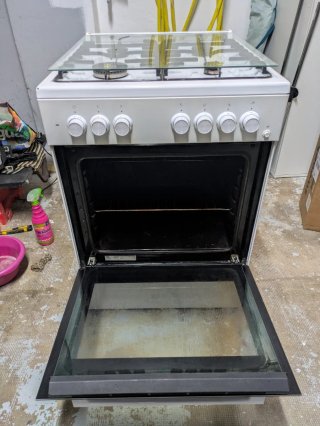 Cocina gas 60cm horno eléctrico Beko