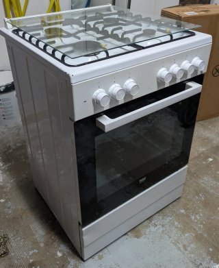 Cocina gas 60cm horno eléctrico Beko