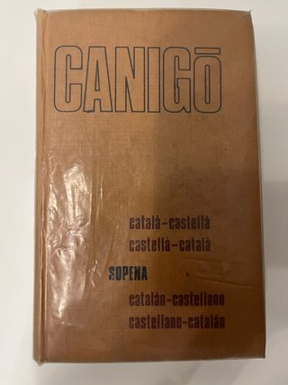 Canigó, diccionari català-castellà, castellà-ca...
