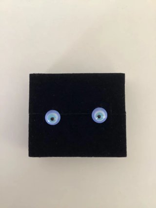 Orecchini occhio blu e nero