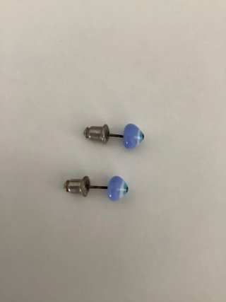 Orecchini occhio blu e nero