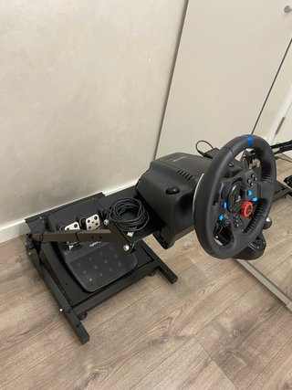 Volante Logitech G29 + Soporte + Motorfest