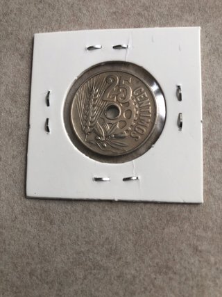 Moneda 50 céntimos España 1949 Y 25 Ct 1934