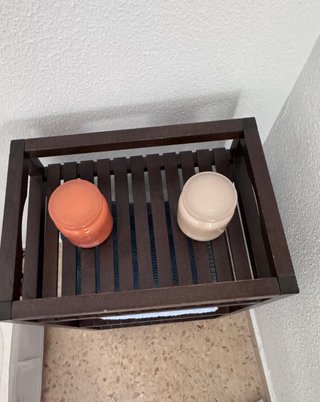 Carrito baño IKEA madera 47x33x76 cm