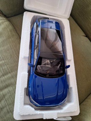 Audi RS6 Avant C8 Nogaro Blue GT Spirit 1:18
