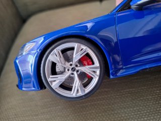 Audi RS6 Avant C8 Nogaro Blue GT Spirit 1:18