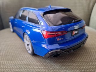 Audi RS6 Avant C8 Nogaro Blue GT Spirit 1:18