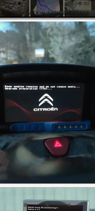 Reparación Pantalla Negra Peugeot/Citroen RT6