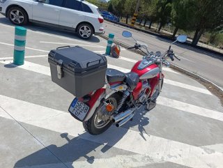 Moto MEKO California Roja y Plateada