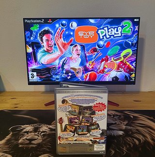 🇪🇸 Eye Toy Play 2 PS2 Platinum Completo