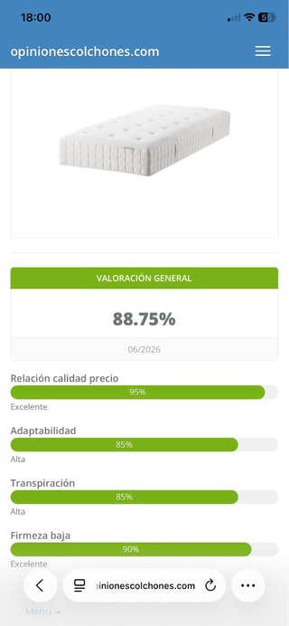 Colchon 160x200 Hyllestad
