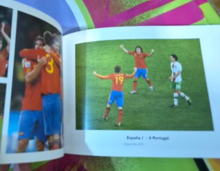 Libro de la seleccion española de futbol campeones