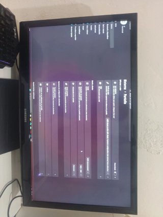 Televisión Samsung Negra