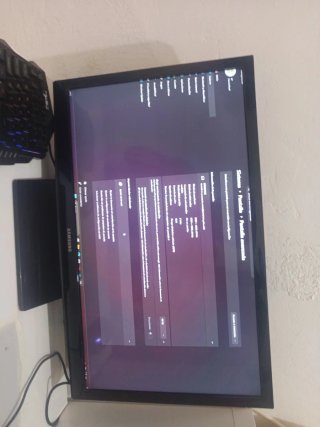 Televisión Samsung Negra