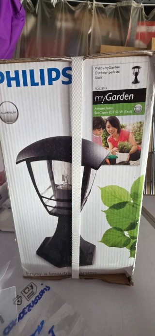 Farola Philips myGarden Exterior Negra