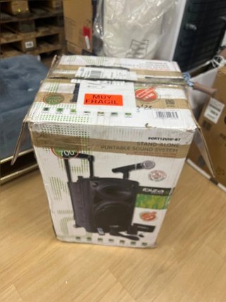 Ibiza port12vhf -BT Altavoz PA Portátil BT Alimentado por Batería de 12"/30 cm