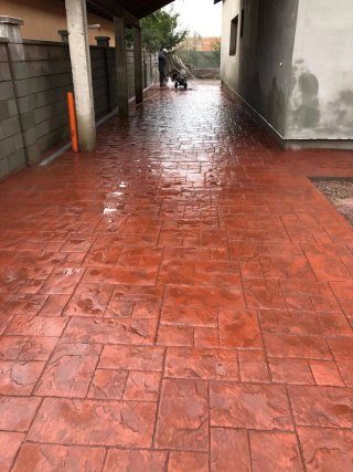 Hormigón impreso para exteriores