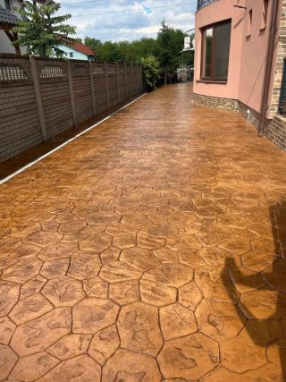 Hormigón impreso para exteriores