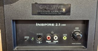 Creative 2.1 2400 Altavoces Negro