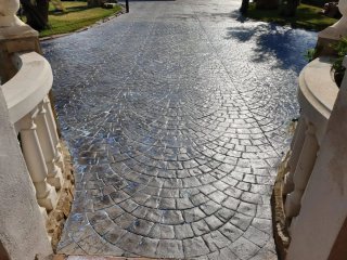 Hormigón impreso para exteriores