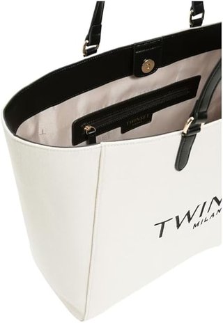 Borsa Tote Twinset Milano Bianca