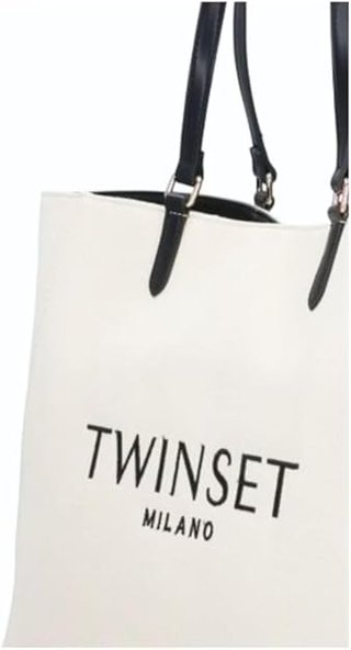Borsa Tote Twinset Milano Bianca