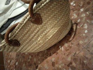 Bolso de playa con flamencos