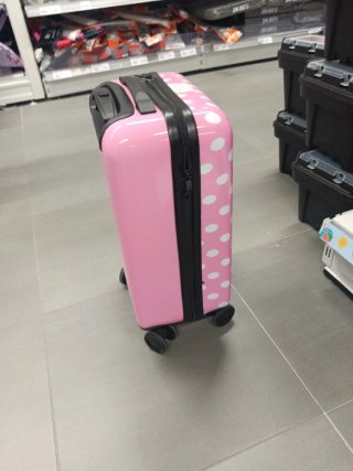 Valigia per bambini Hello Kitty rosa