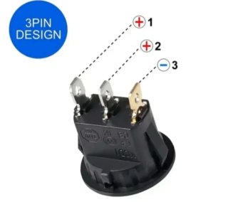 2 Interruptores Basculantes con Led.