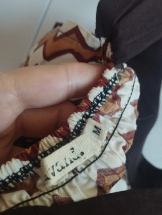 Vestido con estampado geométrico