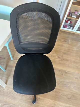 Silla de oficina Ikea negra